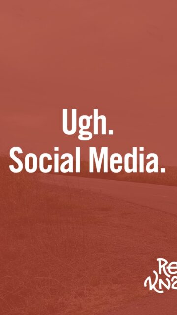 Yep, I am struggling with social media but HERE I AM! You can also visit me at knappen.org!
