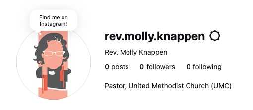 Find me on Instagram! Click on this picture of my profile with NO posts, NO followers, and NO following to maybe see something if I have begun actually using my Insta account. Click and dream with me, friend.