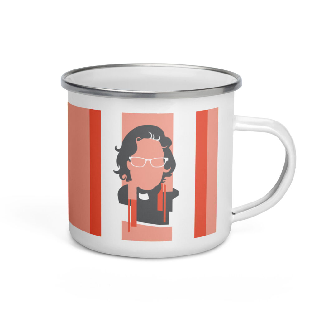 The Good Reverand Enamel Mug