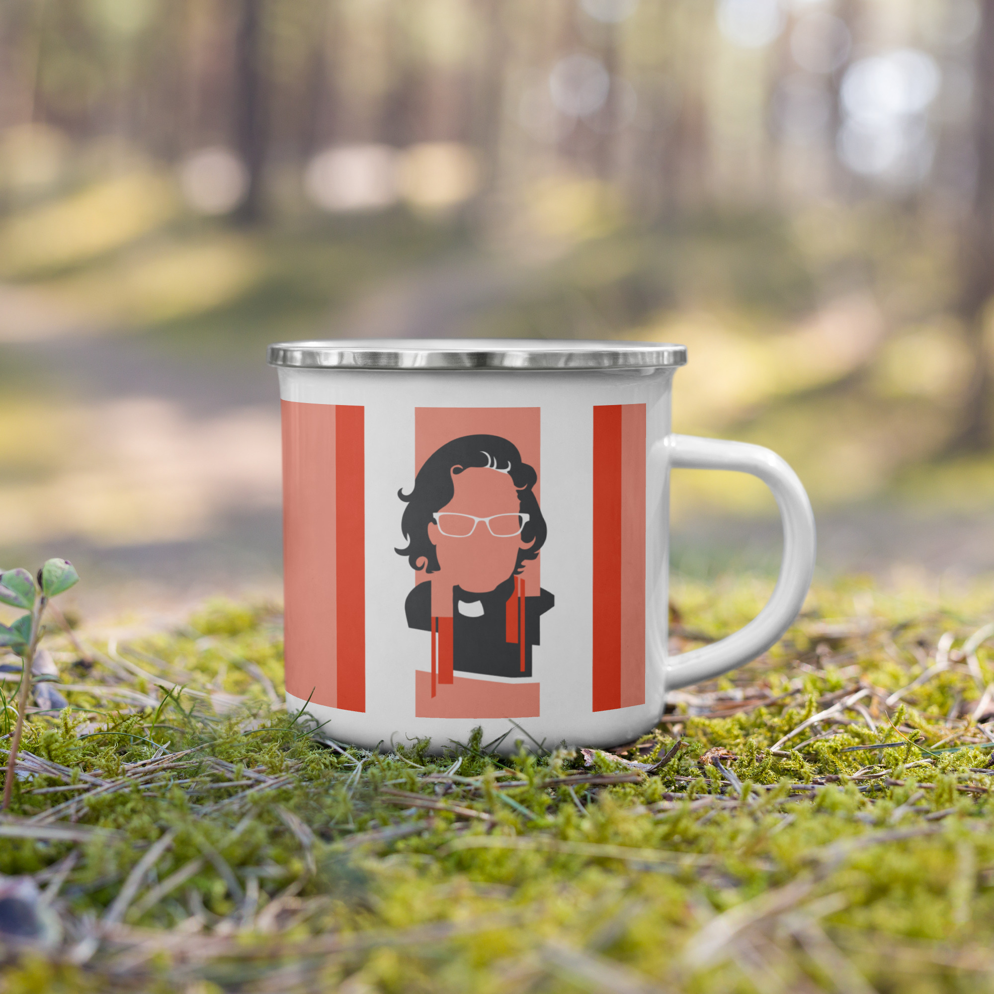 The Good Reverand Enamel Mug - Image 4