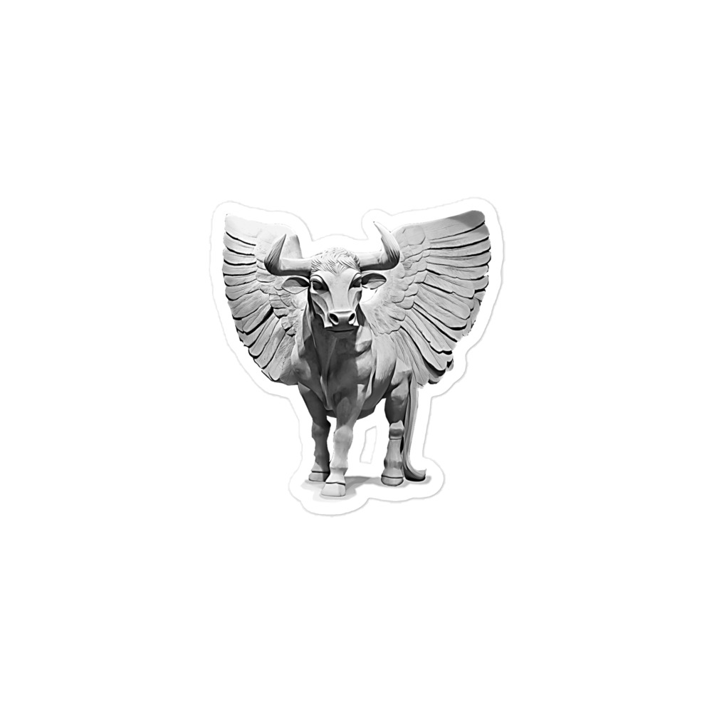 Luke the Winged Ox Sticker - Image 6