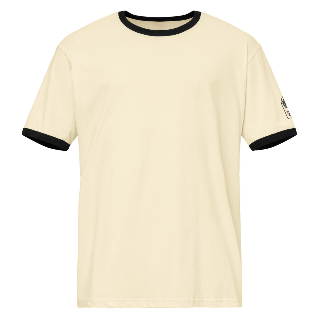 Embroidered Sleeve Growing in Faith Ringer Tee